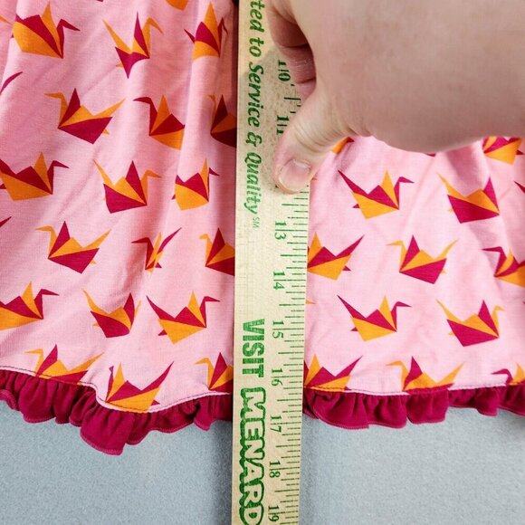 KicKee Pants Lotus Origami Crane Long Sleeve Classic Swing Dress‎ 12-18 Months - Picture 11 of 11